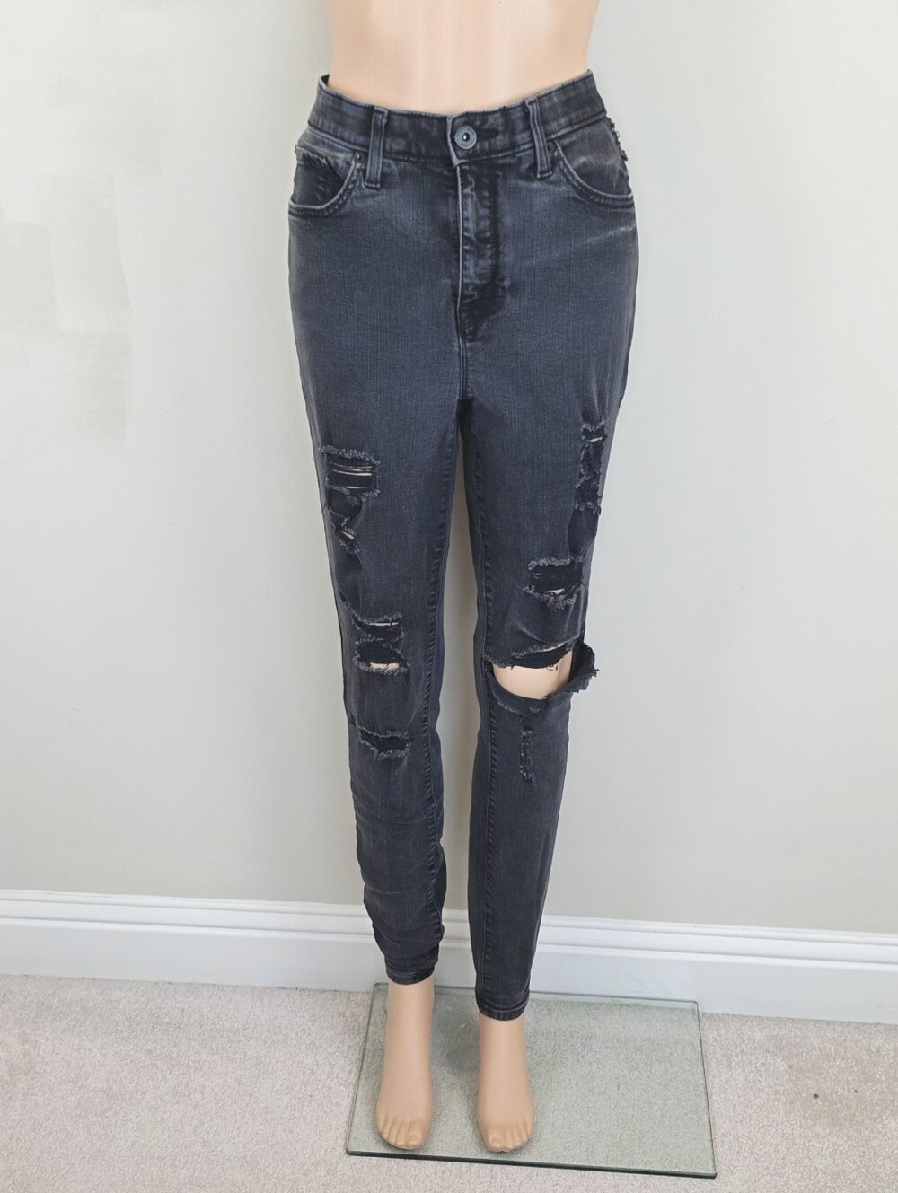 Torrid Ripped Sky High Skinny Jeans Pants